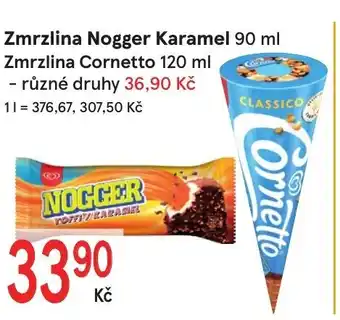 Žabka Zmrzlina Nogger Karamel 90 ml nabídka