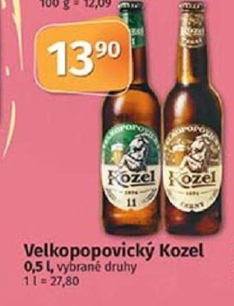 COOP TIP Velkopopovický Kozel nabídka