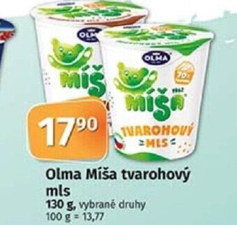 COOP TIP Olma Míša tvarohový mls nabídka