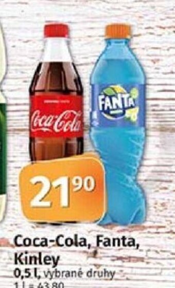 COOP TIP Coca-Cola, Fanta, Kinley nabídka