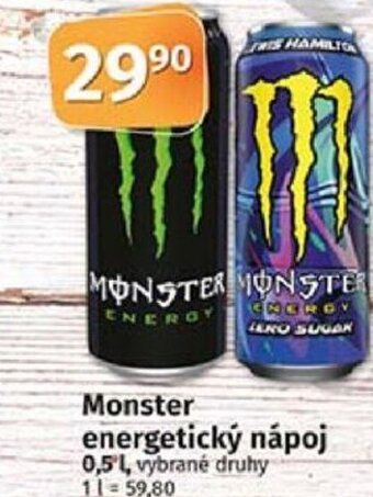 COOP TIP Monster energetický nápoj nabídka