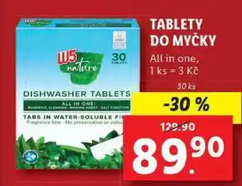Lidl Tablety do myčky, 30 ks nabídka