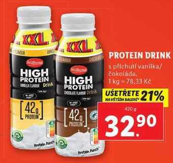 Lidl Protein drink, 420 g nabídka