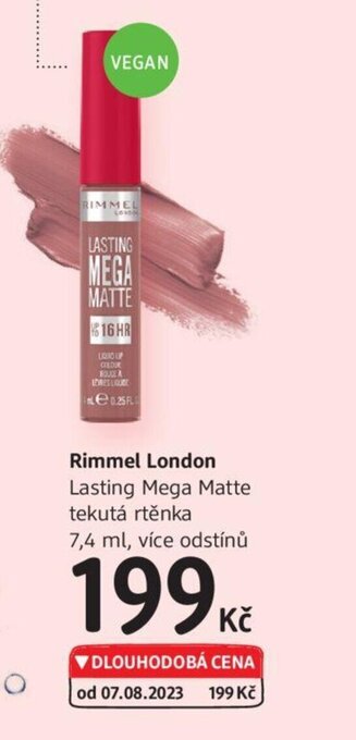 dm drogerie Rimmel London nabídka