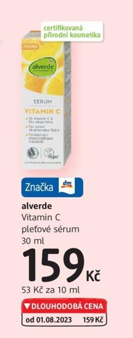 dm drogerie alverde nabídka