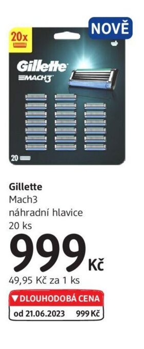 dm drogerie Gillette nabídka