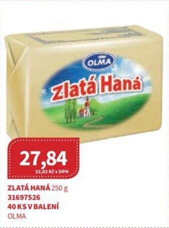 Kubík potraviny ZLATÁ HANÁ nabídka