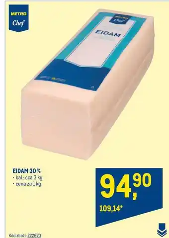 Makro Eidam 30%, 1 kg nabídka