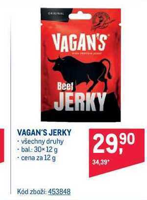 Makro Vagan's jerky, 12 g nabídka