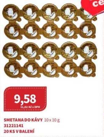 Kubík potraviny SMETANA DO KÁVY 10 x 10 g nabídka
