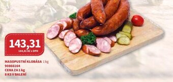 Kubík potraviny MASOPUSTNÍ KLOBÁSA 1kg nabídka