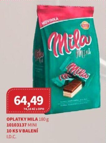 Kubík potraviny OPLATKY MILA 180 g nabídka