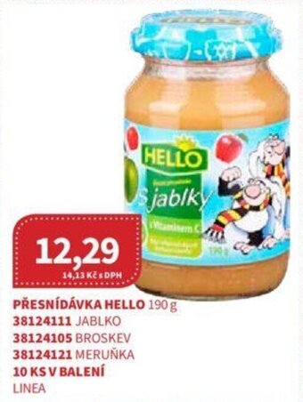 Kubík potraviny PŘESNÍDÁVKA HELLO 190 g nabídka