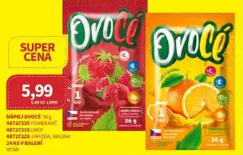 Kubík potraviny NÁPOJ OVOCE 36g nabídka