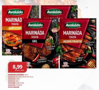 Kubík potraviny MARINÁDA AVOKÁDO 80 ml nabídka