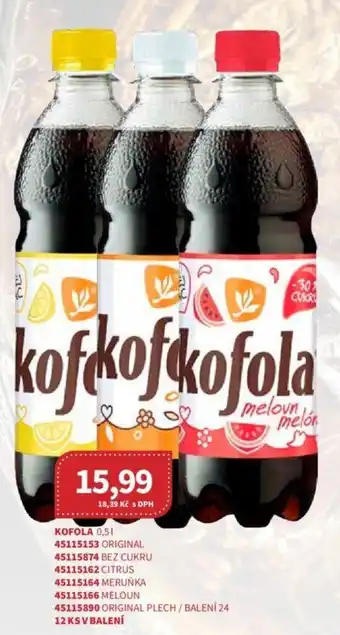Kubík potraviny KOFOLA 0,5 l nabídka