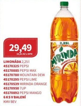 Kubík potraviny LIMONÁDA 2,25 l nabídka