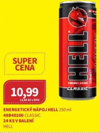 Kubík potraviny ENERGETICKÝ NÁPOJ HELL 250 ml nabídka