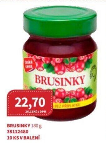 Kubík potraviny BRUSINKY 180 g nabídka