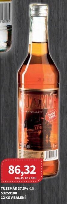 Kubík potraviny TUZEMAK 37, 5% nabídka