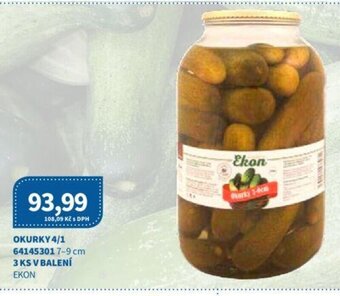 Kubík potraviny OKURKY 4/1 nabídka