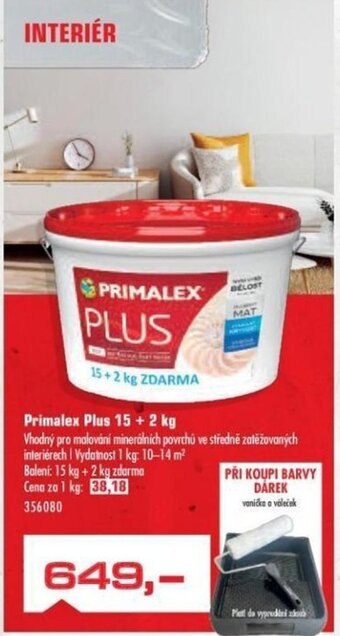 Uni Hobby Primalex Plus 15 + 2 kg nabídka