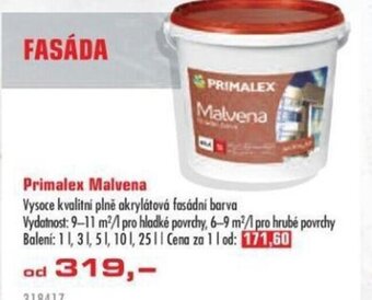 Uni Hobby Primalex Malvena nabídka