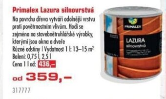 Uni Hobby Primalex Lazura silnovrstvá nabídka