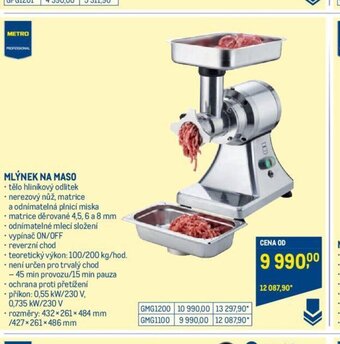 Makro MLÝNEK NA MASO nabídka