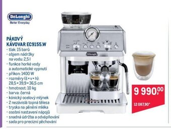Makro PÁKOVÝ KÁVOVAR EC9155.W nabídka
