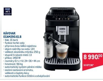 Makro KÁVOVAR ECAM290.61.B nabídka