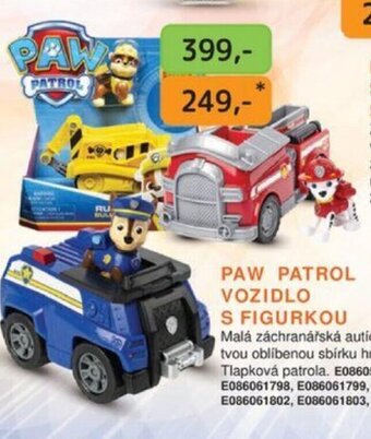 Dráčik PAW PATROL VOZIDLO S FIGURKOU nabídka