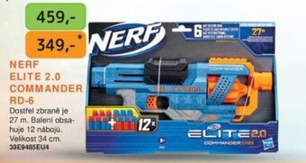 Dráčik NERF ELITE 2.0 COMMANDER RD-6 nabídka