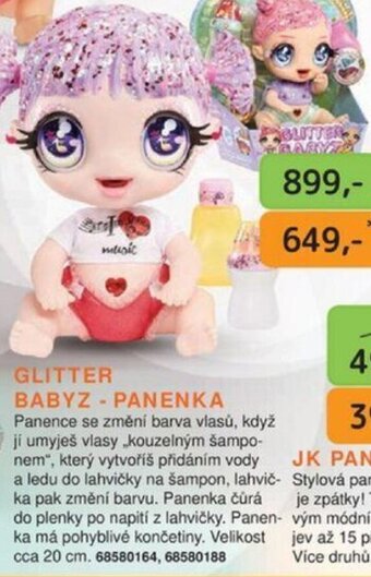 Dráčik GLITTER BABYZ - PANENKA nabídka