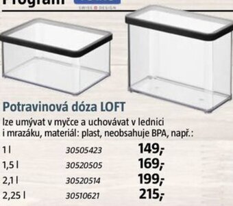Bauhaus Potravinová dóza LOFT nabídka