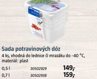 Bauhaus Sada potravinových dóz nabídka