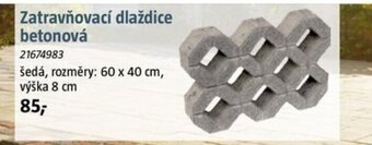 Bauhaus Zatravňovací dlaždice betonová nabídka