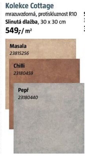 Bauhaus Kolekce Cottage nabídka