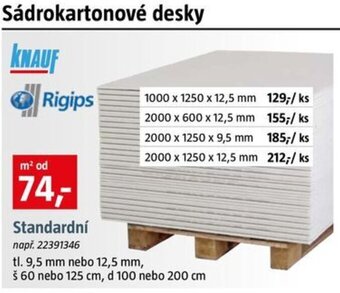 Bauhaus Sádrokartonové desky nabídka