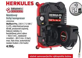 Bauhaus Nástěnný tichý kompresor nabídka