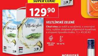 Lidl Veltlínské zelené, 3 l nabídka