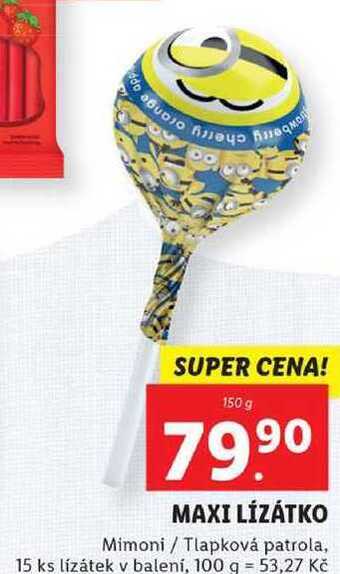 Lidl Maxi lízátko, 150 g nabídka
