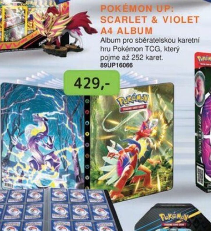 Dráčik POKÉMON UP: SCARLET & VIOLET A4 ALBUM nabídka