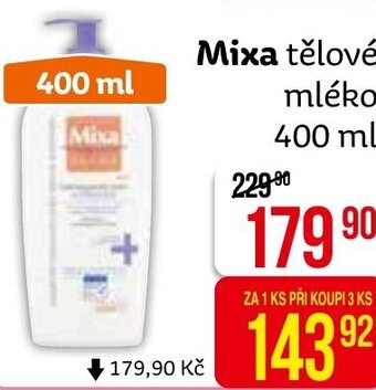 Teta Mixa tělové mléko nabídka