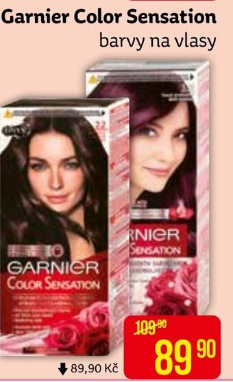 Teta Garnier Color Sensation barvy na vlasy nabídka
