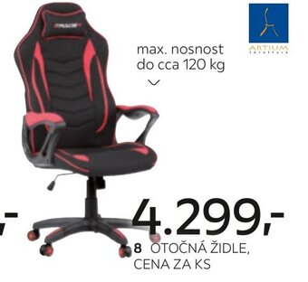 Kika Nábytek OTOČNÁ ŽIDLE, CENA ZA KS nabídka