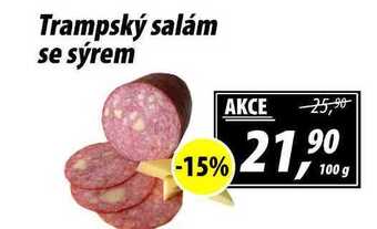 ZEMAN Trampský salám se sýrem, 100 g nabídka