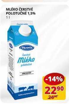 Flop Mléko čerstvé polotučné 1,5% 1l nabídka