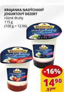 Flop Krajanka nadýchaný jogurtový dezert různé druhy 115g nabídka