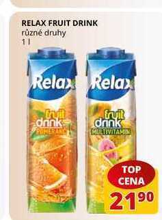Flop Relax fruit drink různé druhy 1l nabídka